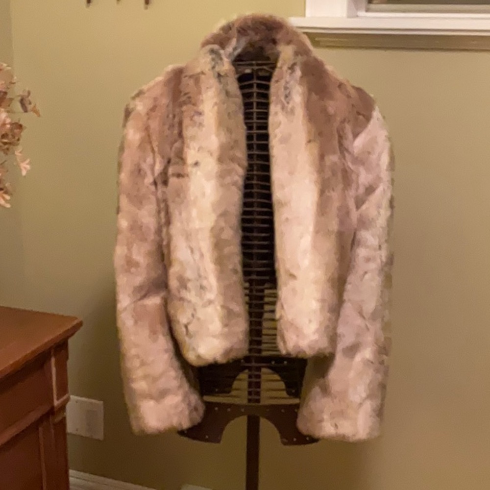 Faux fur jacket